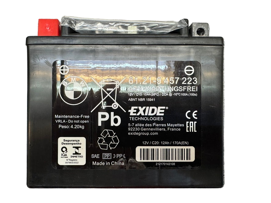 YYです BMW Motorcycles AGM Battery 12volt 12AH – Sierra BMW Motorcycle