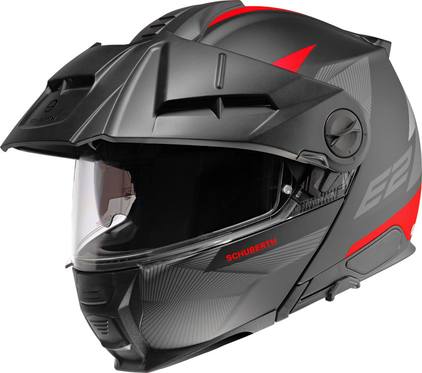 Schuberth E2 Defender Red Helmet Medium