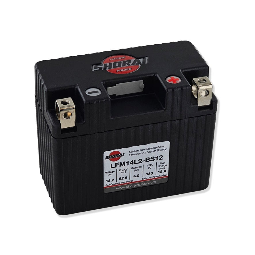 【新品未使用】SHORAI LFX14L2-BS12【極上】 Shorai LFM14L2-BS12 Lithium-Iron Powersports Battery – Sierra BMW