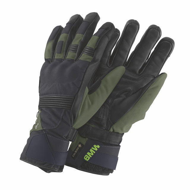 bmw enduro handschuhe BMW Motorcycle Gloves Reschen GTX Men 2025 10 Olive/Grey