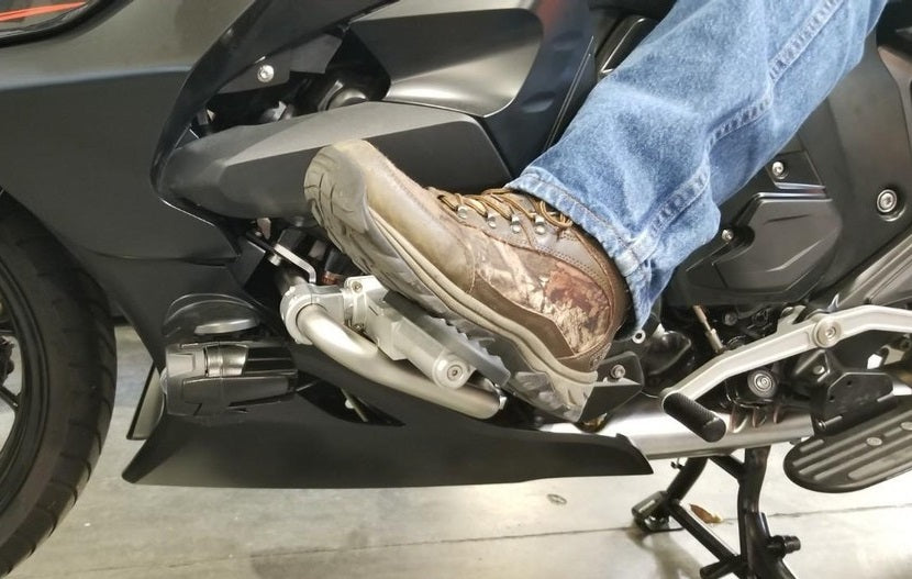 Ilium Works K1600 Series (18) Highway Pegs for BMW Engine Guards