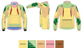 Alpinestars Halo Drystar Jacket Dark Khaki/Sand Yellow Fluo
