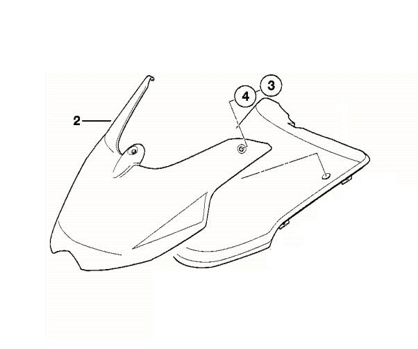 Front Wheel Extender Mudguard Fender Splash Guard For BMW F650GS 2000