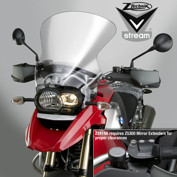 ZTechnik R1200GS (08-12) VStream Windshield – Sierra BMW Motorcycle