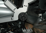 Touratech Pivot-point cover BMW R1200GS up to 2012/ R1200GS Adventure up to 2013/RnineT/ RnineT Scrambler/ RnineT Urban G/S, left black - NOS
