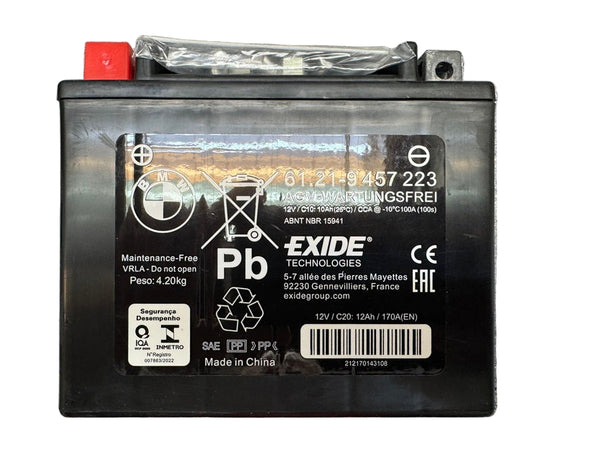 BMW Motorcycles AGM Battery 12volt 12AH