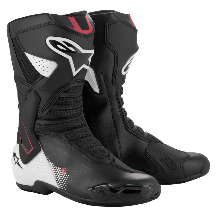 Alpinestars SMX-6 V3 Boots Black/White/Red – Sierra BMW