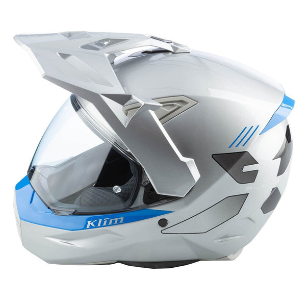 Klim X1 Alpha Gloss Concept High-Rise/Electric Blue Lemonade Helmet