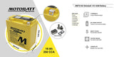 Motobatt MBTX16U Quadflex AGM Battery