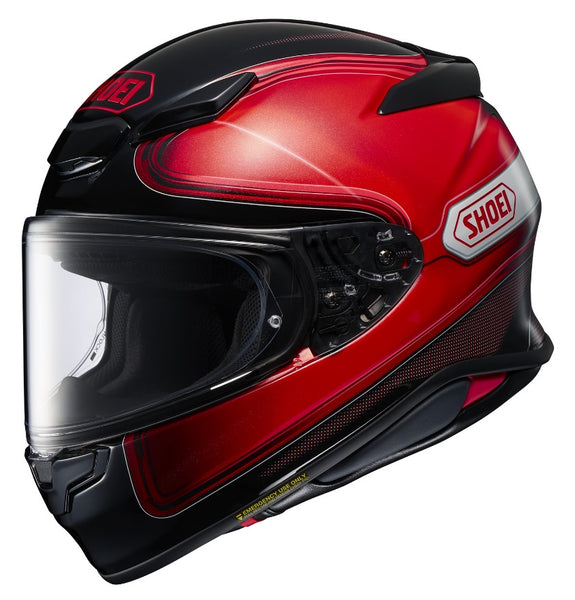 shoei rf 1400 carbon RF-1400 Capriccio Helmet The compact Shoei RF-1400 Sheen Black/Red Helmet