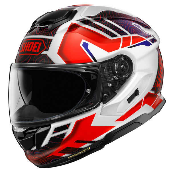 Shoei GT-Air 3 Hike Red/White/Blue Helmet – Sierra BMW Motorcycle