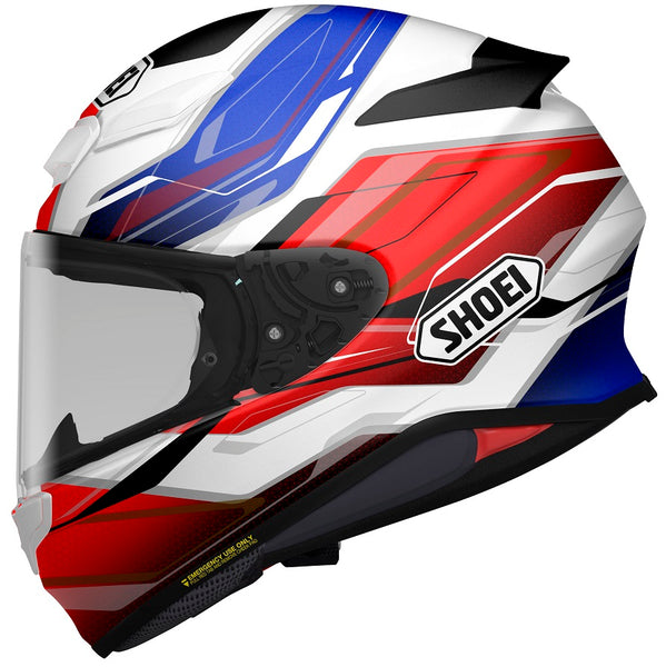 Shoei RF-1400 Capriccio White/Red/Blue Helmet – Sierra BMW Motorcycle