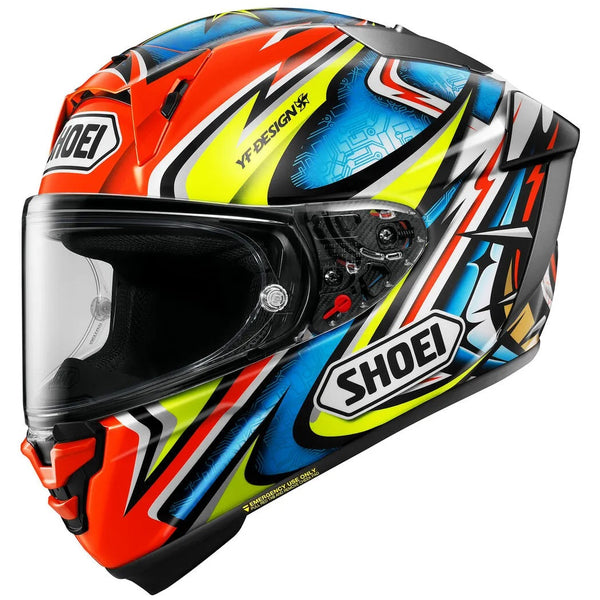 Shoei X-Fifteen Daijiro Black/Red/Yellow Helmet – Sierra BMW Motorcycle