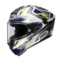 Shoei X-Fifteen Escalate White/Blue/Black Helmet