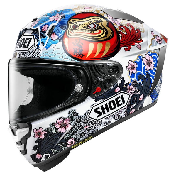 セキュリティ・セーフティ Shoei X-Fifteen MARQUEZ MOTEGI5 M size Shoei X-Fifteen Marquez Motegi 5 White Helmet – Sierra BMW Motorcycle