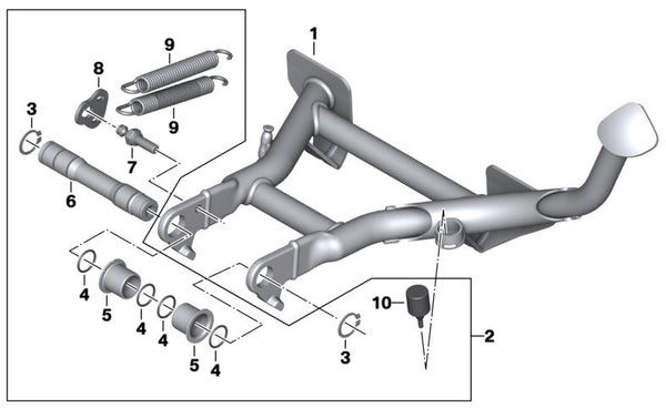 BMW K1600B Centerstand Kit