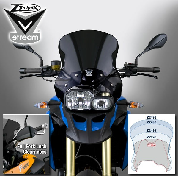 ZTechnik F800GS|F650GS2 VStream Sport Windshield