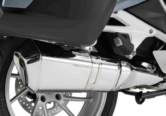 BMW R1200RT WC (14-) Chrome Slip-On Exhaust