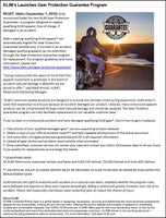 Klim Motorcycle Gear Protection Guarantee