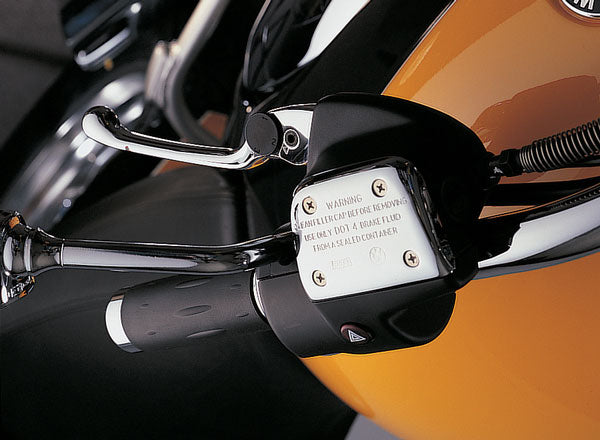 BMW Chrome Brake and Clutch Master Cylinder Cover Set (L & R)
