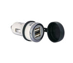 OptiMate Dual USB Motorcycle Cigarette Socket Adapter