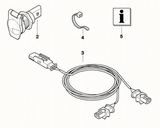 BMW R1200RT Additional Accessory Socket Kit