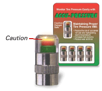 Accu-Pressure Motorcycle Tire Pressure Safety Caps (32-40 psi)