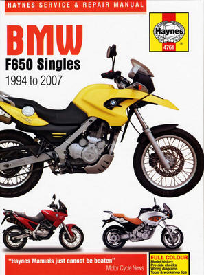 Haynes F650 Singles 94-07 Repair Manual