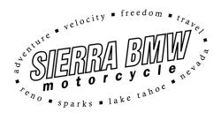 Sierra BMW Motorcycle Reflective Oval Decal