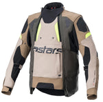 Alpinestars Halo Drystar Jacket Dark Khaki/Sand Yellow Fluo