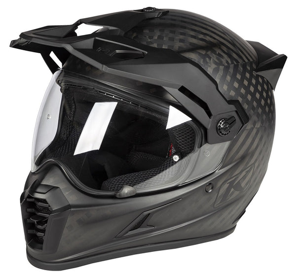 carbon fiber adventure motorcycle helmet Klim Krios Pro Matte Black Helmet – Sierra BMW Motorcycle
