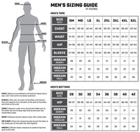 Klim Motorcycle Gear Size Chart