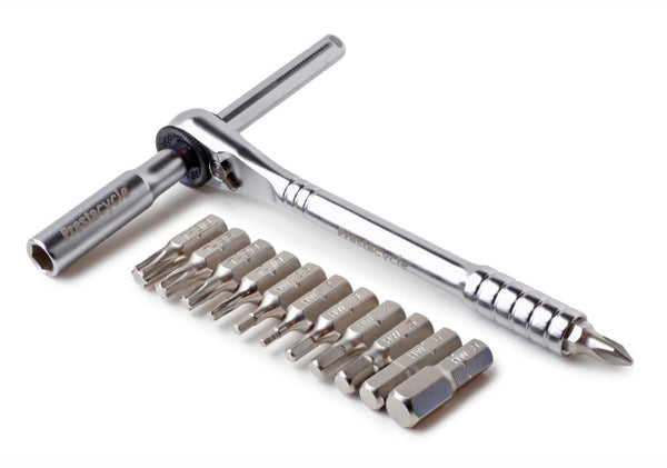 Prestacycle T-Handle Ratchet Deluxe – 3 way Ratchet and T-Handle Tool ...
