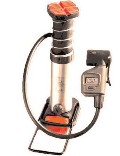 Mini Pompe à Pied Bikers Dream - Pression Max 12 Bar, Dimensions 20x10x10 Cm, Avec Adaptateur - 1