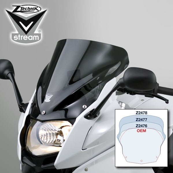 ZTechnik F800GT VStream Sport Dark Tint Windshield