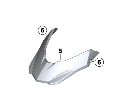 BMW G650GS (11-) Front Fender Extension